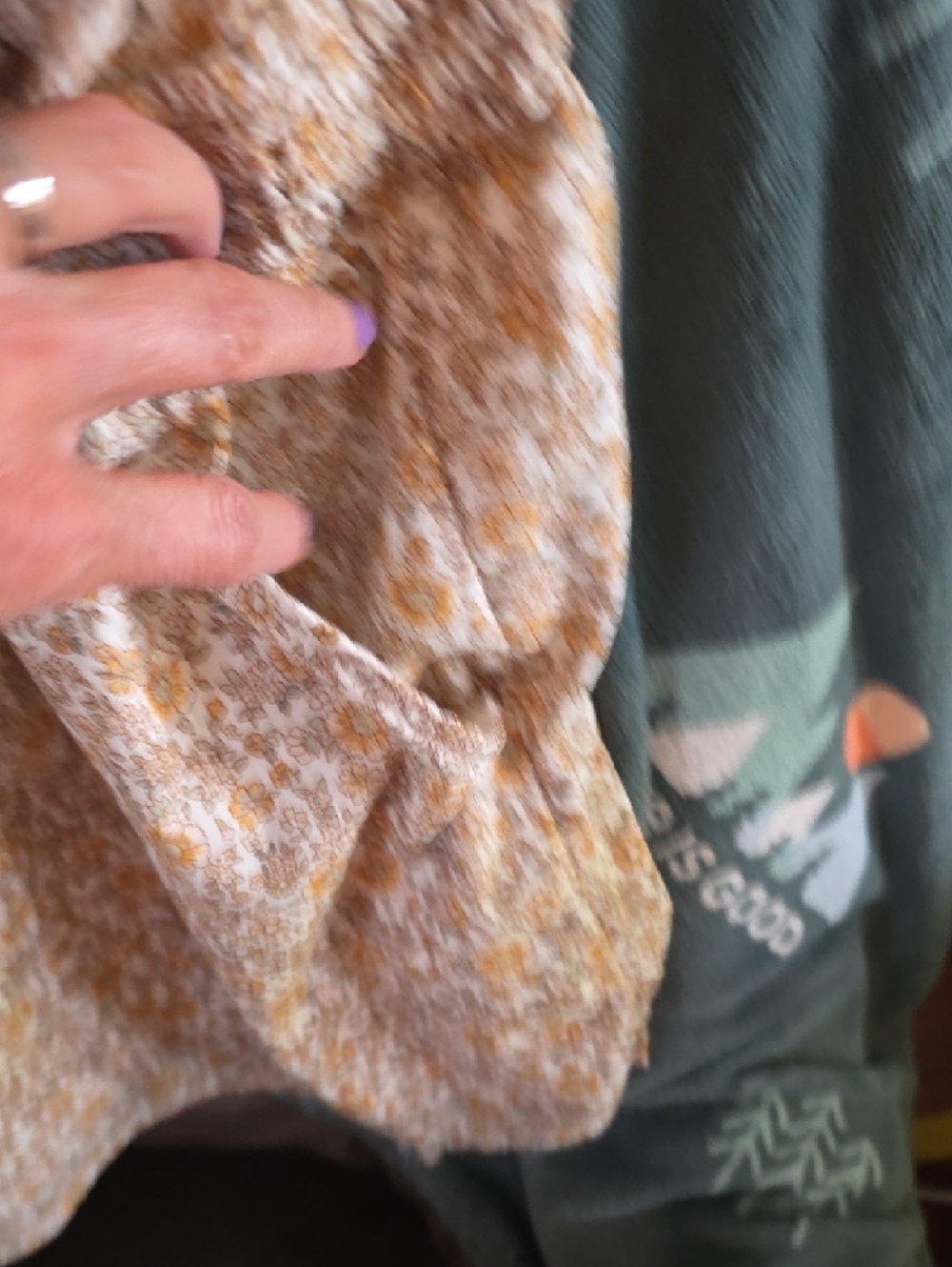 American Eagle Yellow Floral Smocked Cutout Romper - Picture 5 of 6